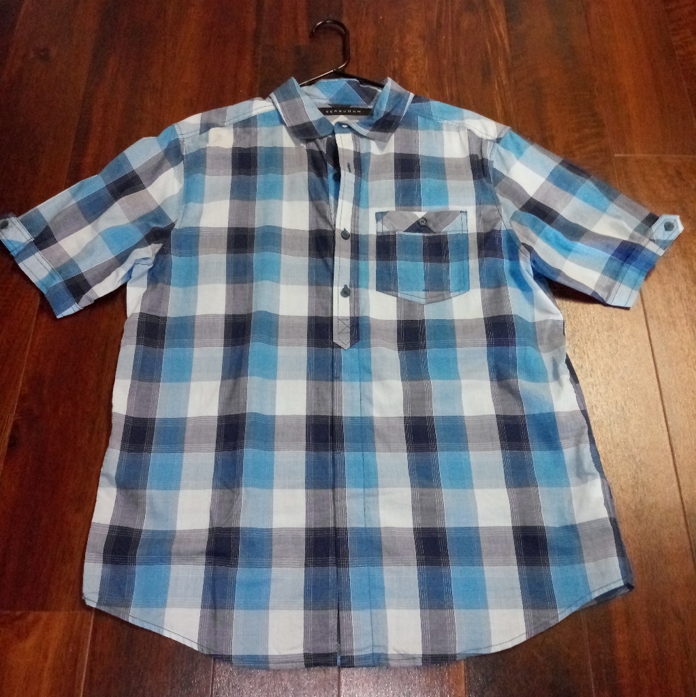 Sean John Button Down Casual Shirt